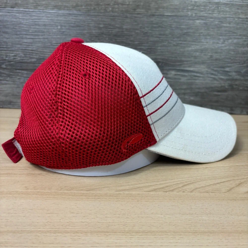 Osgood Hat Cap Strap Back Red White Fargo North Dakota One Size‎ Adjustable